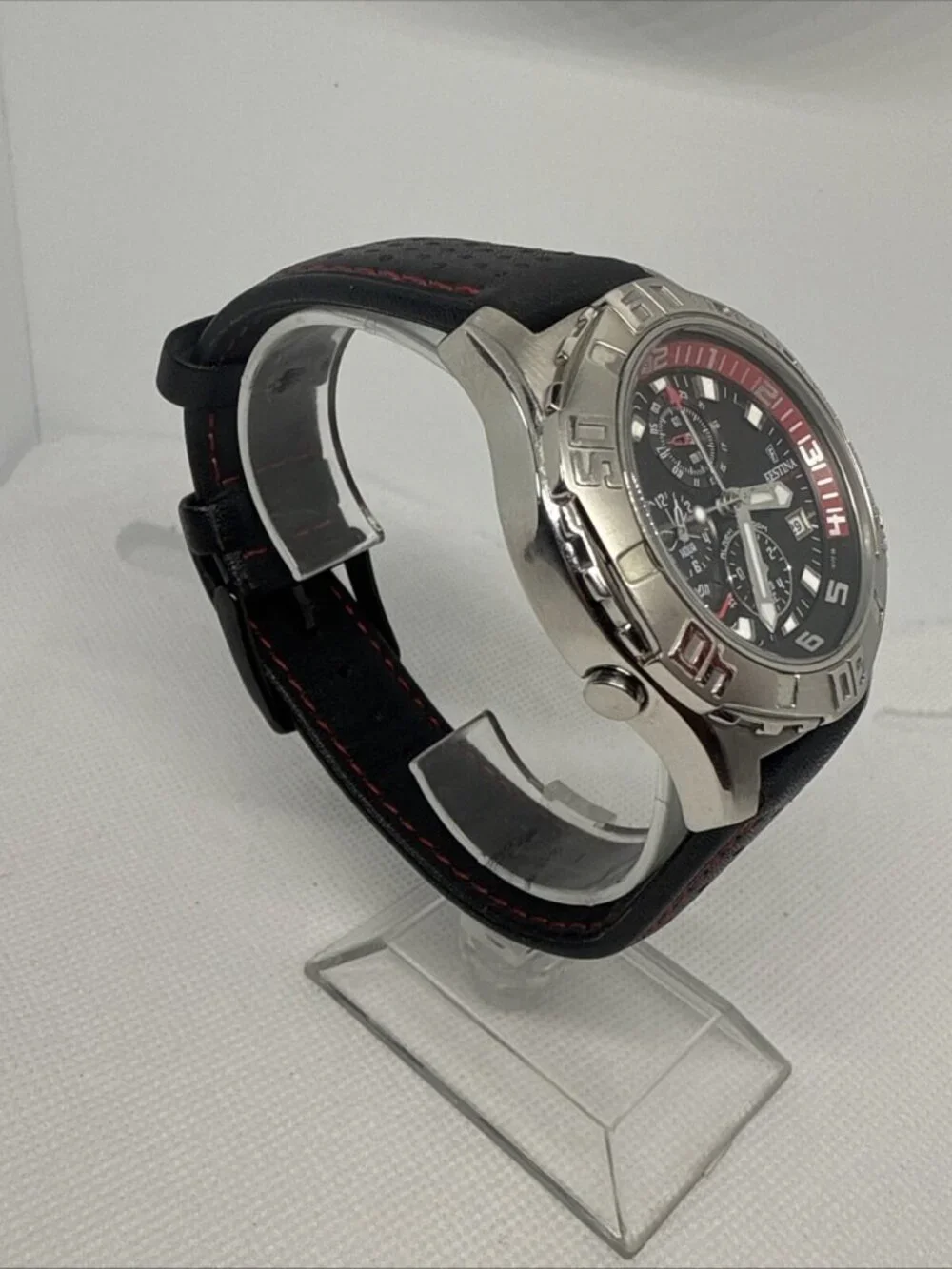 Festina Tour de France F16183 Men's 43mm SS Chrono Tachymeter Watch WR100M